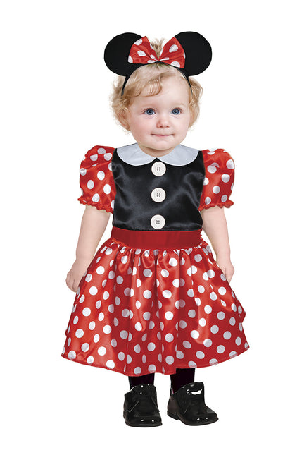 Minnie Mouse Kostuum Rood Wit Baby