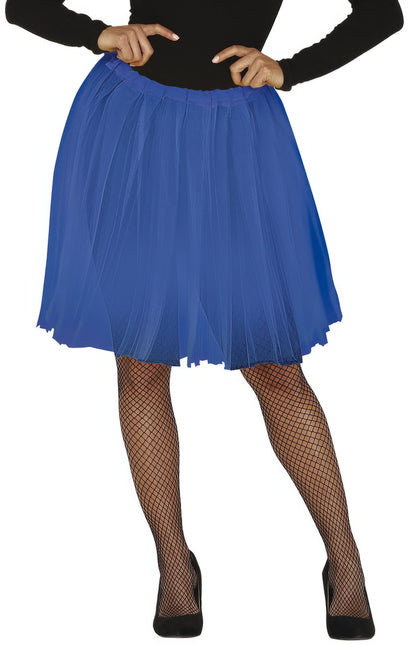 Donkerblauwe Tutu Dames 60cm