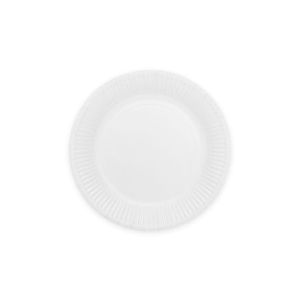 Witte Borden Papier 18cm 8st