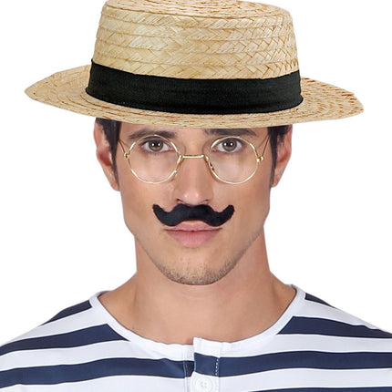 Hoed Met Zwarte Band