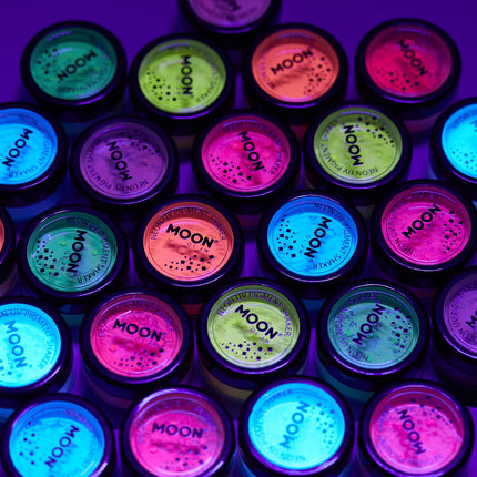 Moon Glow Neon UV Pigment Shakers Intense Red 5g