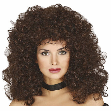 Bruine Pruik Krullen