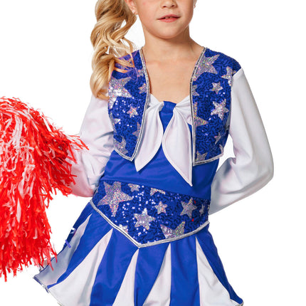 Cheerleader Pakje Blauw Kind