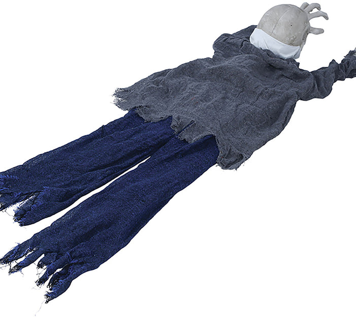 Halloween Tafeldecoratie Zombie Met Licht En Geluid 1,4m