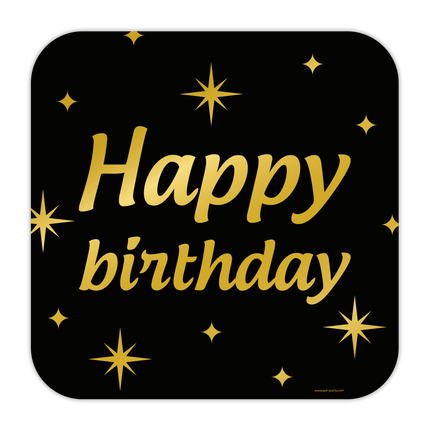 Happy Birthday Deurbord 50cm