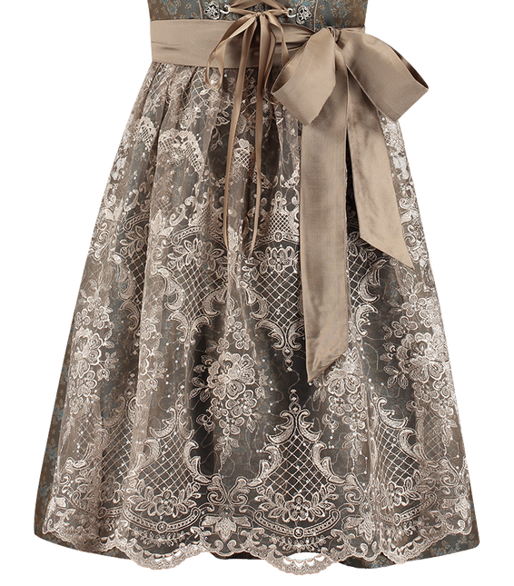 Groene Dirndl Jurk Oktoberfest Dames Jaquard