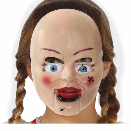 Halloween Masker Annabelle Kind