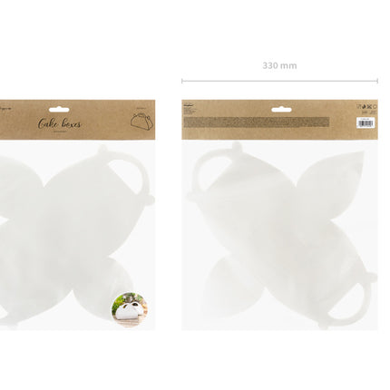 Cakedoosjes Wit 16cm 10st