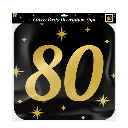 Deurbord 80 Jaar 50cm