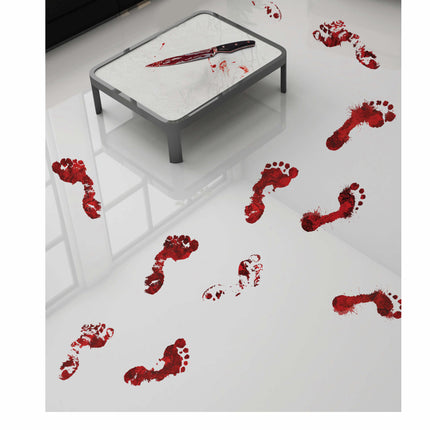 Halloween Decoratie Sticker Voetafdrukken