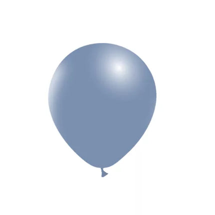 Blauwe Ballonnen Vintage 14cm 100st