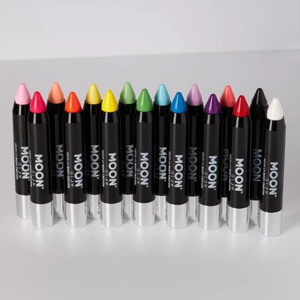Moon Glow Pastel Neon UV Body Crayons Pastel Blue 3.2g