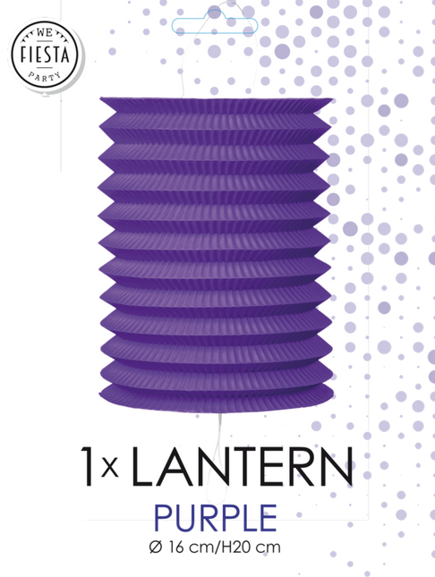 Lampion Paars 16cm