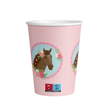 Paard Bekers 9cm 8st