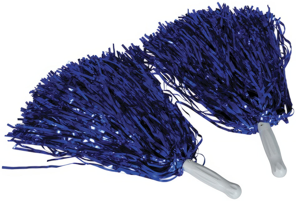 Blauwe Pompoms 2st