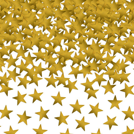 Confetti Sterren Goud 10mm