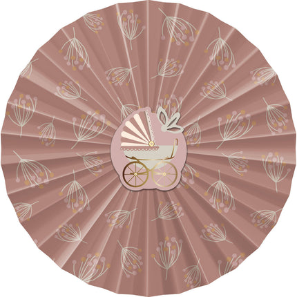 Geboorte Papieren Waaiers Babygirl 3st