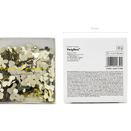 Confetti Piemel Goud