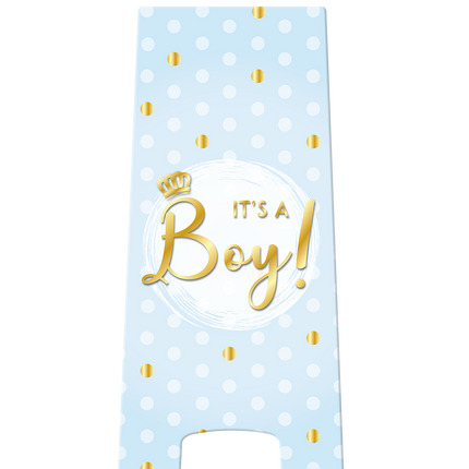 Warning Sign It'S A Boy New 58cm