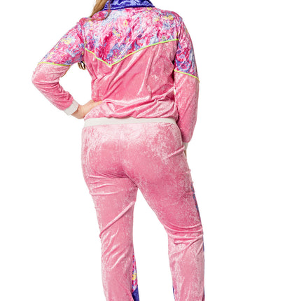 Trainingspak Jaren 80 Fluweel Dames