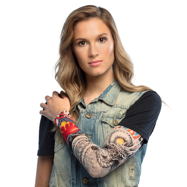 Nep Tattoo Mouw Draak