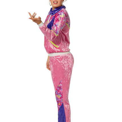 Trainingspak Jaren 80 Fluweel Dames