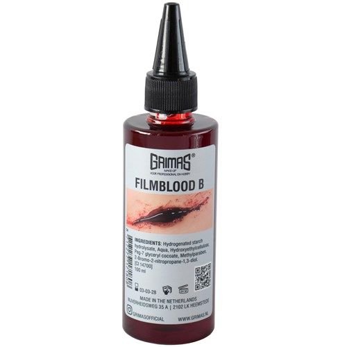 Filmbloed B middenrood (100ml) van Grimas koop je bij Partywinkel