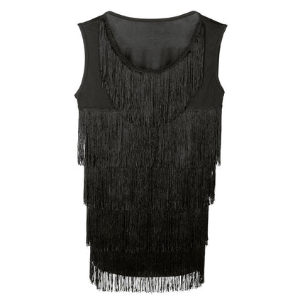 Flapper Top Dames Zwart van Boland koop je bij Partywinkel