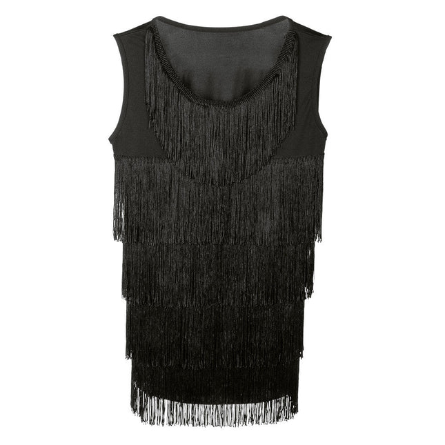 Flapper Top Dames Zwart van Boland koop je bij Partywinkel