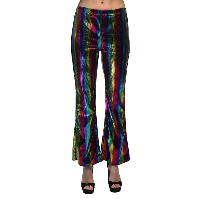 Flarebroek Rainbow van Boland koop je bij Partywinkel