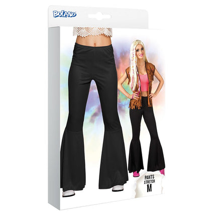 Flarebroek Zwart M van Boland koop je bij Partywinkel