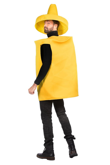 Mosterd Fles Kostuum Geel 2 delig van Wilbers & Wilbers koop je bij Partywinkel