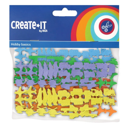 Foam Voertuigenmix 72st van Haza Witbaard koop je bij Partywinkel