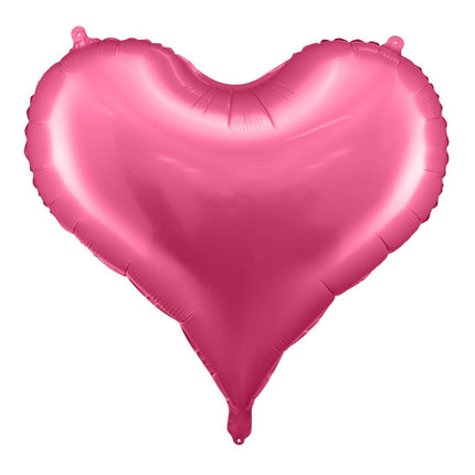 Hart Helium Ballon Roze Leeg 75cm van Partydeco koop je bij Partywinkel