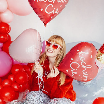 Hart Helium Ballon Kocham Cię Leeg 45cm van Partydeco koop je bij Partywinkel