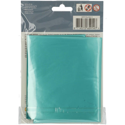 Folie Ballon Cijfer 4 Mat Groen XL 86cm leeg van Folat koop je bij Partywinkel
