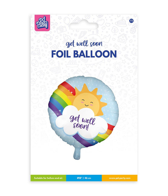 Folie ballon - Get well soon van Paper Dreams koop je bij Partywinkel