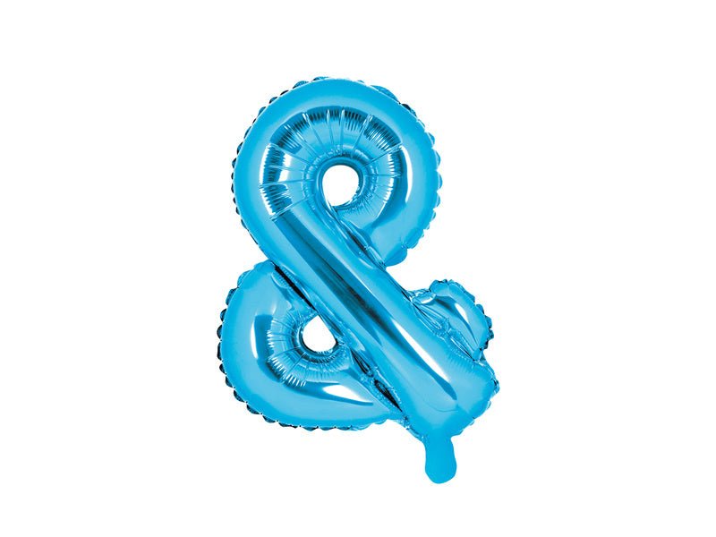 Folie Ballon Letter & Blauw Leeg 35cm van Partydeco koop je bij Partywinkel