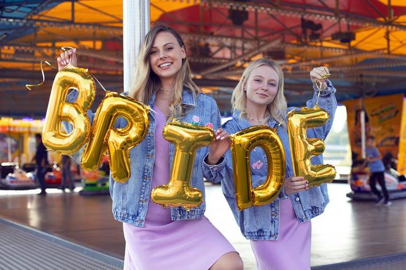Folie Ballon Letter I Goud Leeg 35cm van Partydeco koop je bij Partywinkel
