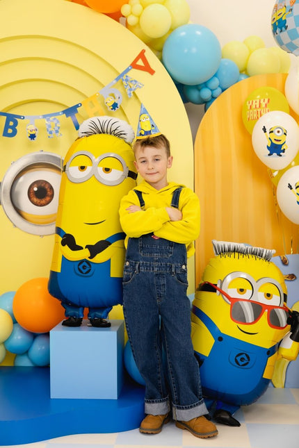 Folie Ballon Minions Tim 1m Leeg van Partydeco koop je bij Partywinkel