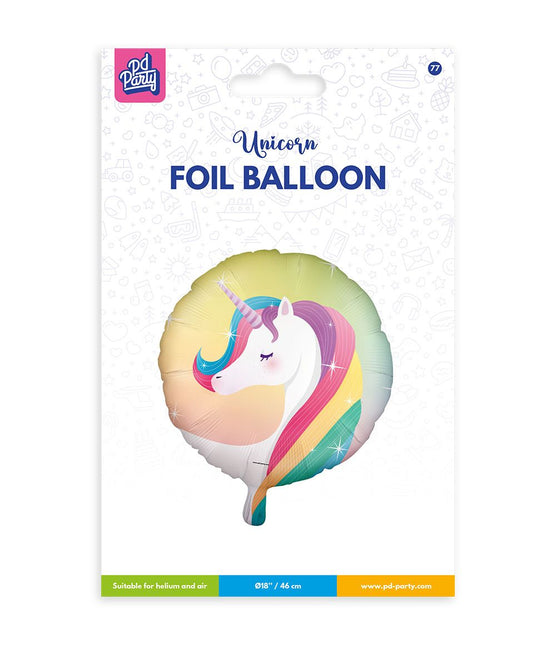 Folie ballon - Unicorn van Paper Dreams koop je bij Partywinkel