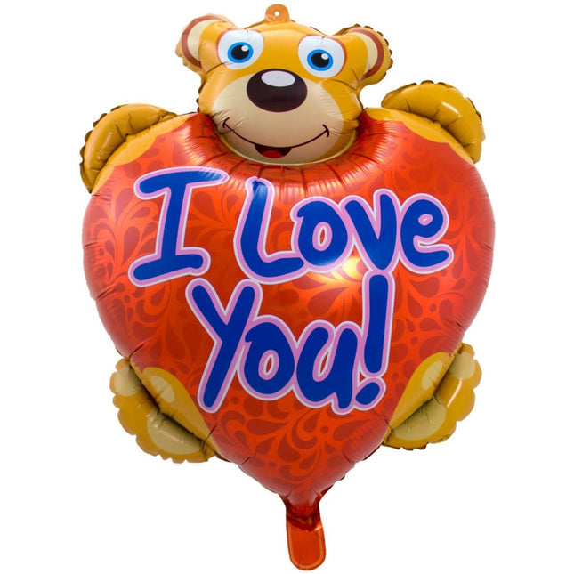 Beer Helium Ballon I Love You Leeg 80cm van Folat koop je bij Partywinkel