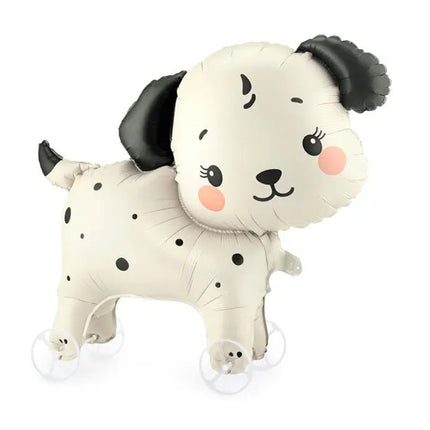 Folieballon Hondje op wieltjes, 70x59 cm, mix van Partydeco koop je bij Partywinkel