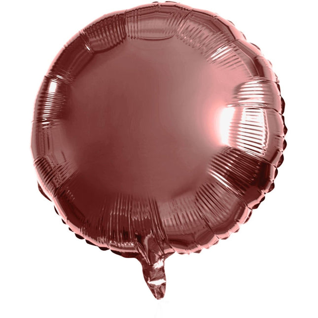 Folieballon Rond Brons - 45 cm van Folat koop je bij Partywinkel