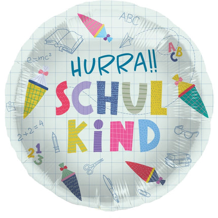 Folieballon Schulanfang - Leeg - 45cm van Folat koop je bij Partywinkel