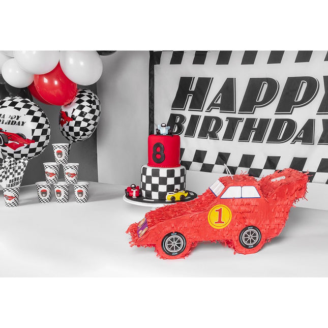 Formule 1 Gevelvlag Race 1,5m van Boland koop je bij Partywinkel