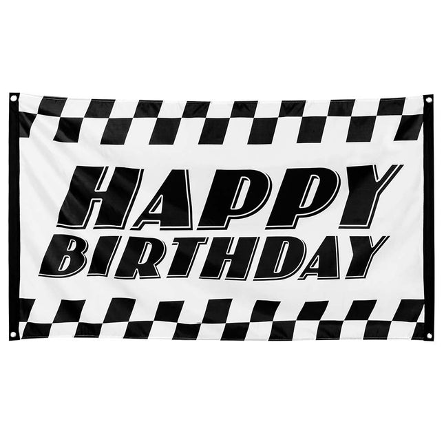 Formule 1 Gevelvlag Race 1,5m van Boland koop je bij Partywinkel