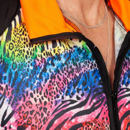 Fout Trainingspak Dierenprint Heren van Wilbers & Wilbers koop je bij Partywinkel