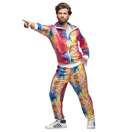 Fout Trainingspak Disco van Boland koop je bij Partywinkel