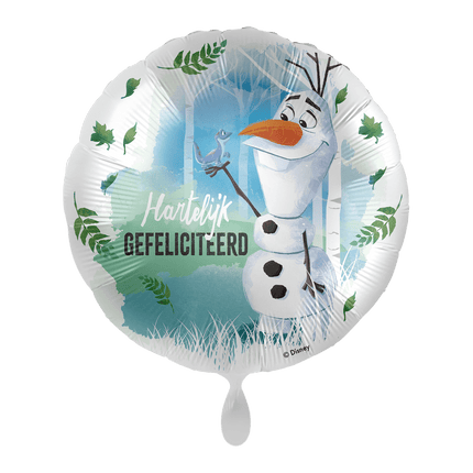 Frozen Helium Ballon Olaf Leeg 43cm van Premioloon koop je bij Partywinkel